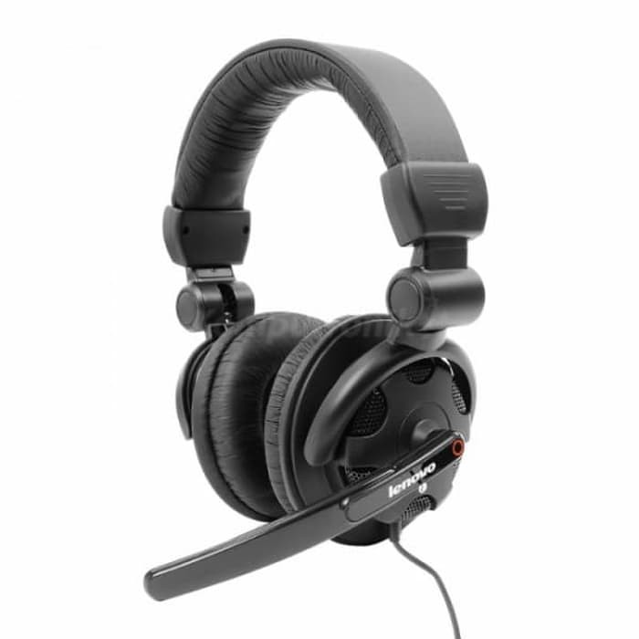 Headphone Gaming Lenovo P950 Headset PC Komputer Earphone Cuci Gudang