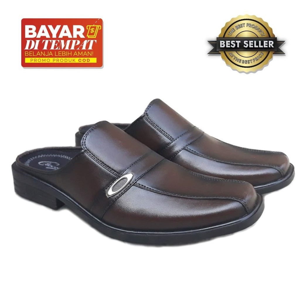 Halkone Sandal  Selop Formal FO Sandal  pria Murah  Shopee  