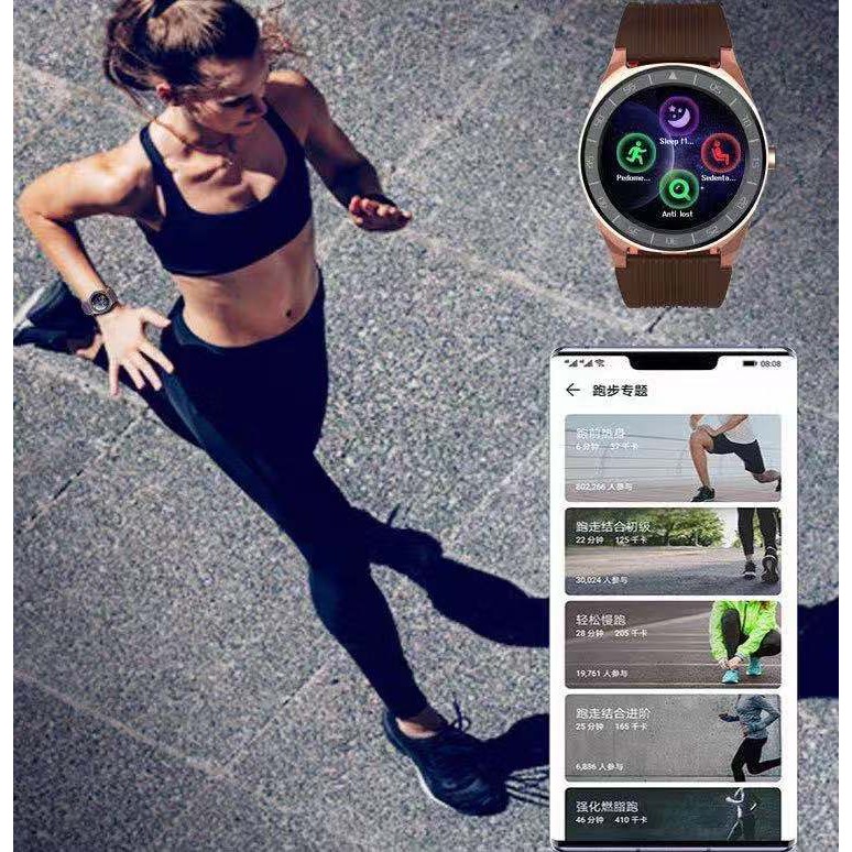 [COD] V5 1.3 Inch Smartwatch Dengan Monitor Detak Jantung / Tekanan Darah / Fitness / Olahraga