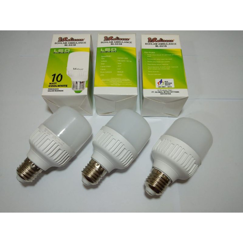 PROMO!!! LAMPU LED 10 WATT ROLINSON/BOHLAM AMBULANCE RL-8810/LED KAPSUL/LED LONG LIFE BULB