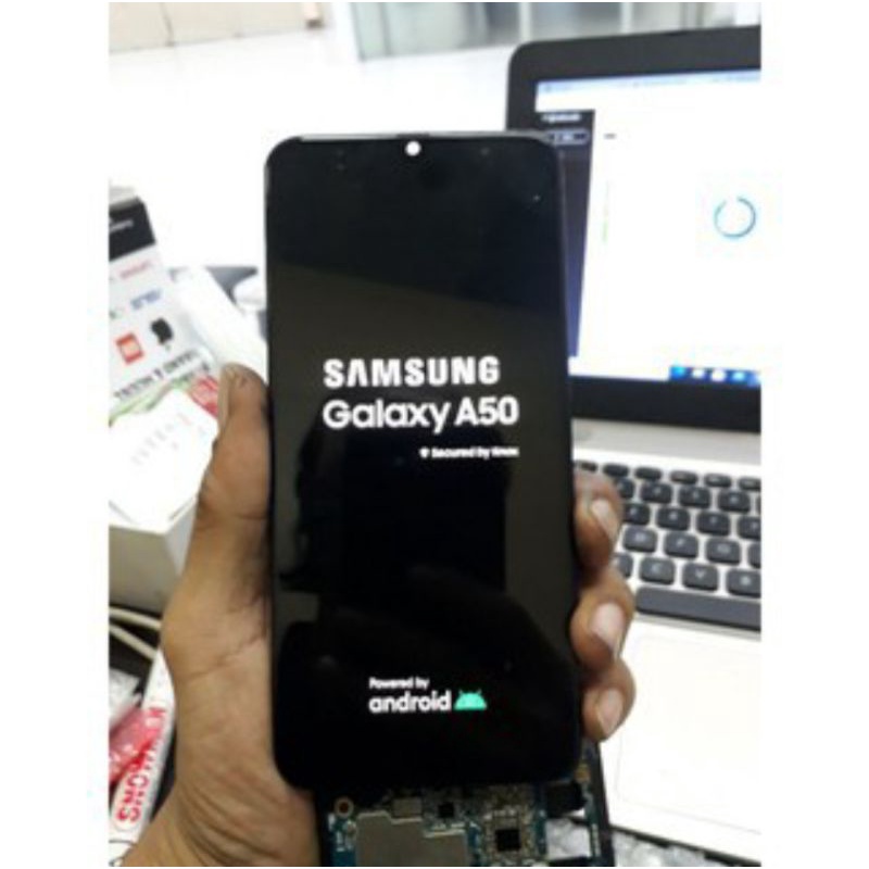 Lcd Module Samsung A50/A50s SM-A505/SM-A507 Original Copotan+Frame (Amoled)