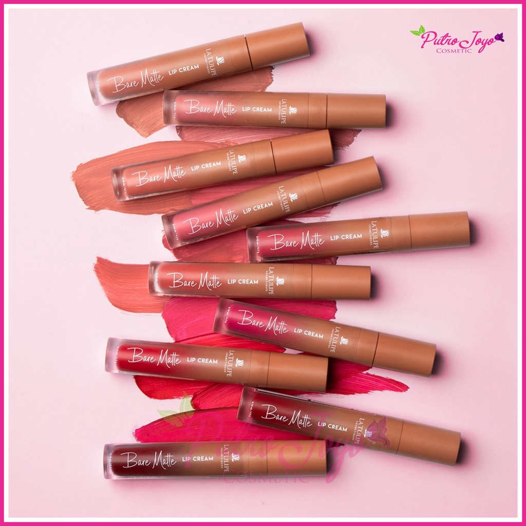 LA TULIPE Bare Matte | Lite Matte Lip Cream 4.5g ( lipcream mate latulipe )