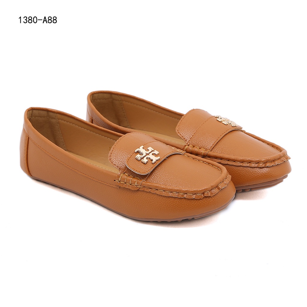 TB Kira Driving Loafer in Leather #1380-A88