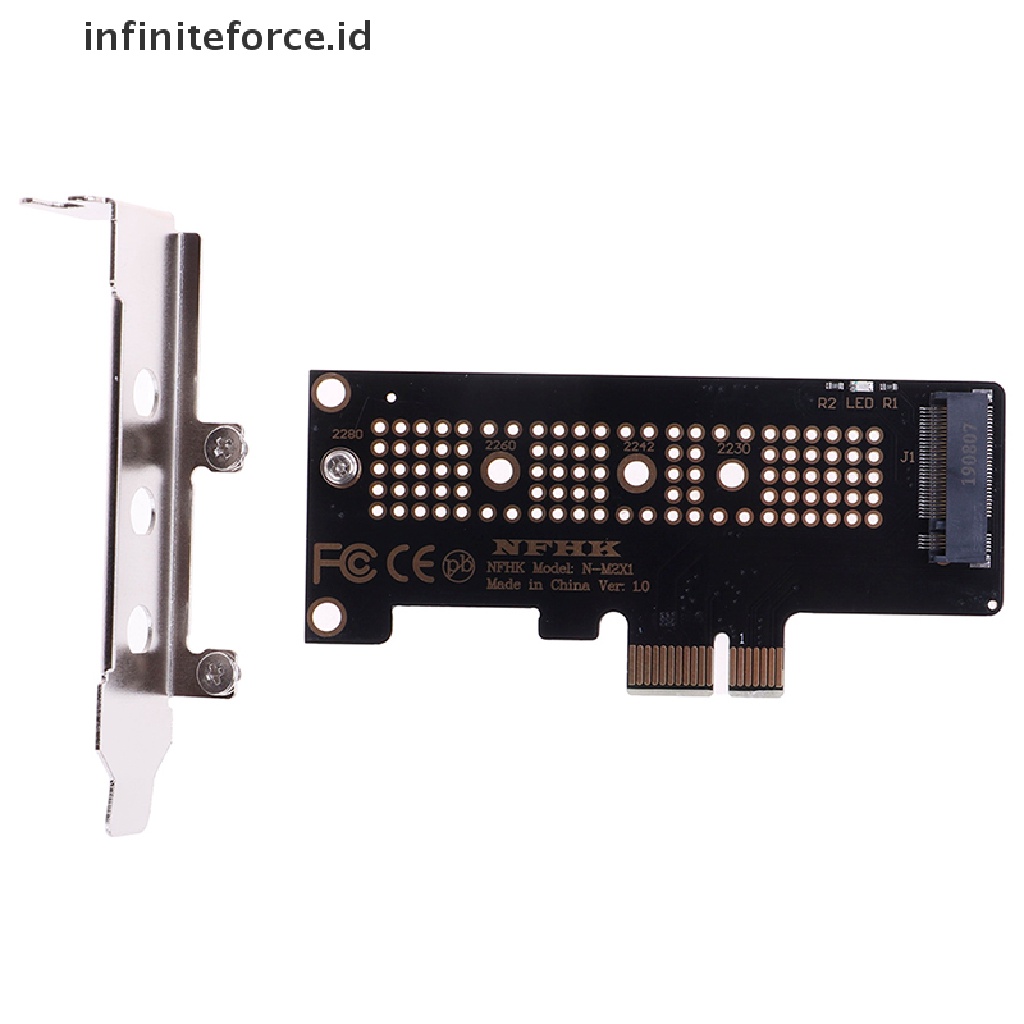 (Infiniteforce.Id) Adapter Card Nvme Pcie M.2 Ngff Ssd Ke Pcie X1 Ke M.2