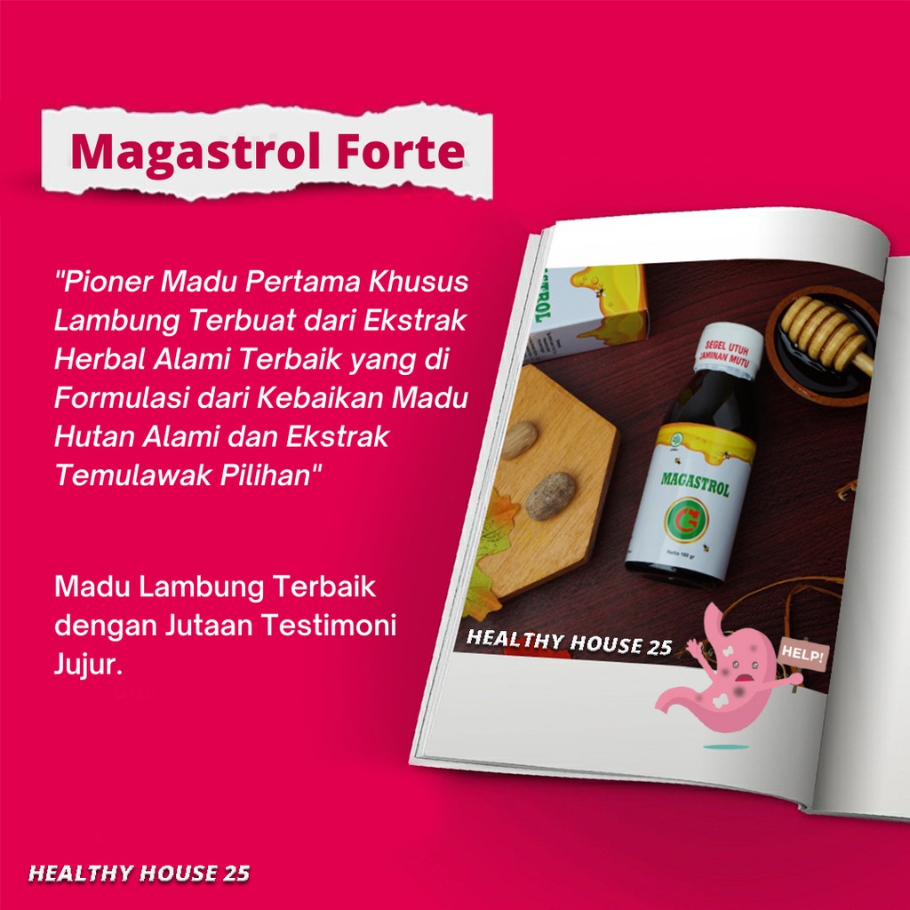 Magastrol Forte - Madu Magastrol 100% Original Asli Madu Lambung - Obat Maag Kronis & Asam Lambung Naikd - Gerd Terbukti Berkhasiat Atasi Perut Sakit Perih Kembung Mual & Muntah-6