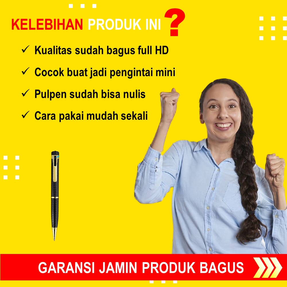 Kamera Pengintai Mini Tanpa Kabel Camera Mini CCTV Kecil Tersembunyi NON Wifi SPY cam spycam IP Hidden Camera HD Portable Murah Mata Mata Pengintip Alat Keamanan Rumah js160