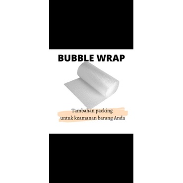 

Packing extra tambahan bubble wrap