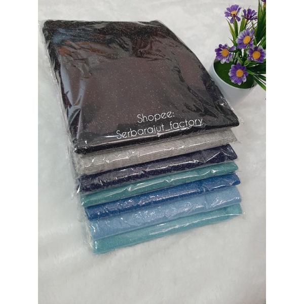 Pashmina Rajut Glitter/Pashmina Rajut Tebal/Kerudung Pengantin Premium