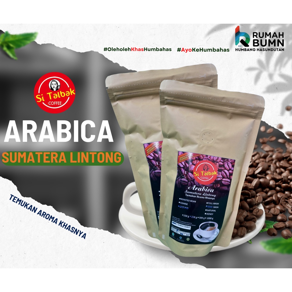 

SITALBAK COFFEE - SUMATERA ARABICA LINTONG 250 Gr / Oleh - oleh Khas Humbahas