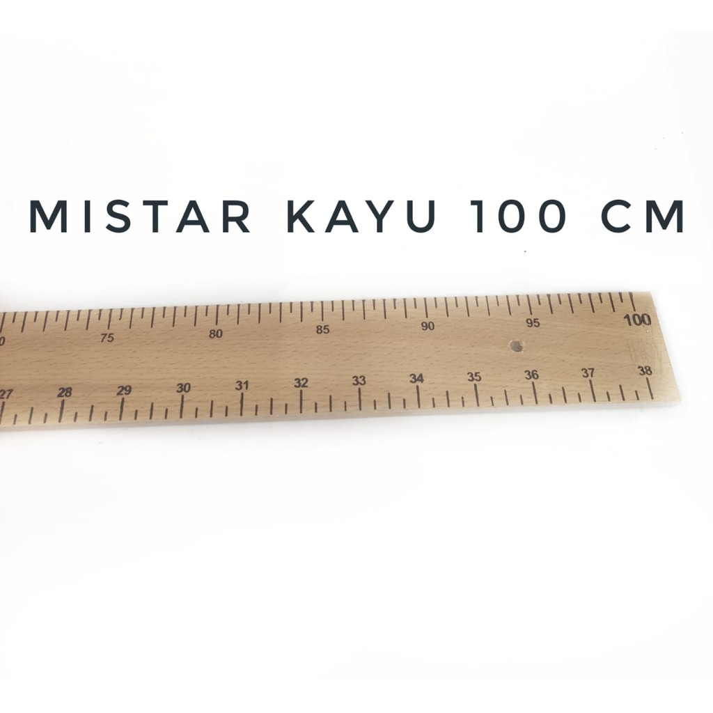 PENGGARIS KAYU MISTAR KAYU 100 CM MURAH 1 METER PENGGARIS JAHIT PENGGARIS PAPAN TULIS GURU