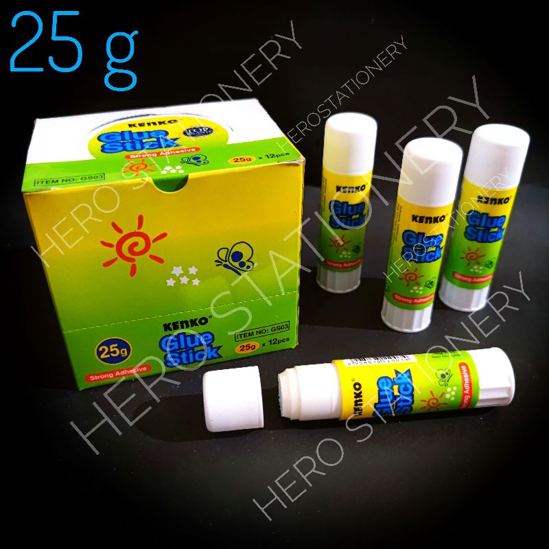 

SATUAN Lem perekat glue stick kenko 25 g GS-03