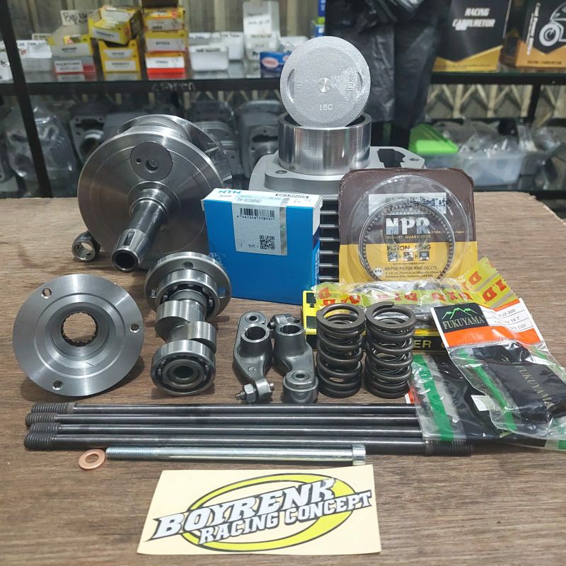 PAKET BORE UP HEREX 230cc NOLPACKING PNP GL MP TIGER~BOYRENK