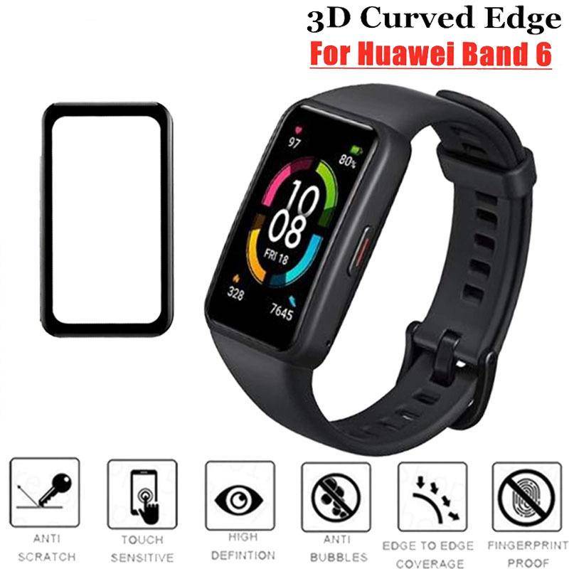 Pelindung Layar Smartwatch Huawei band 7 6 Pro Bahan Tpu 3D