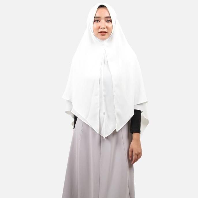 

Queensland Premium Khimar Lembut A04105Q Putih