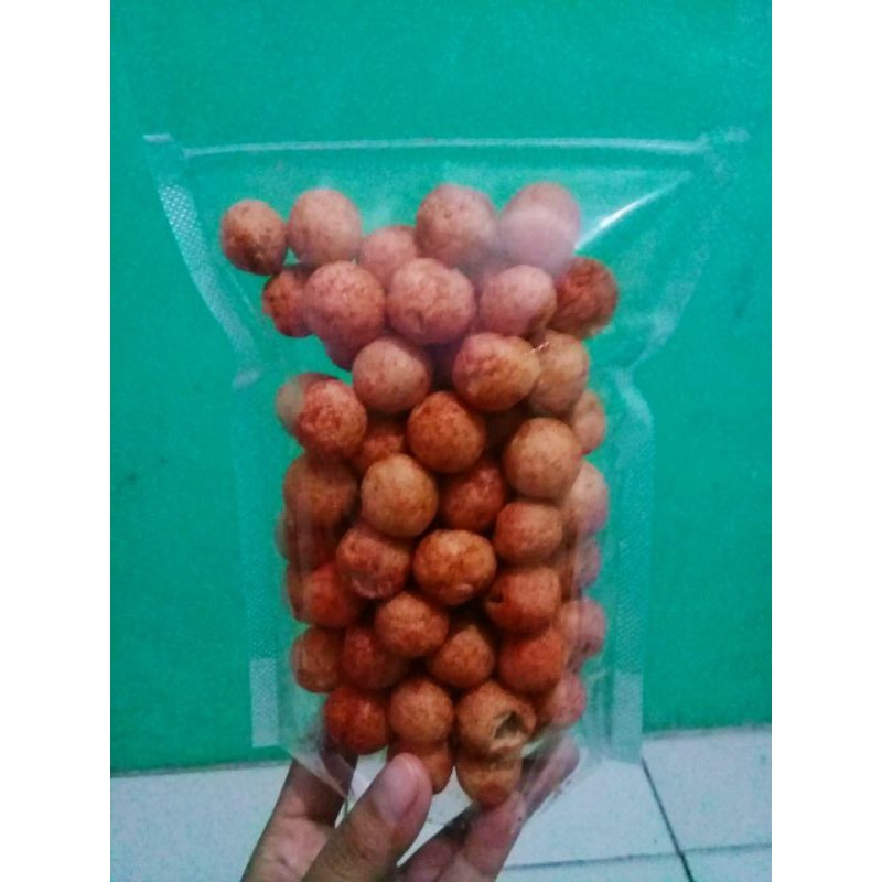 

tahu bulat pedas khas daerah ciamis kemasan Standing Pouch 65gr