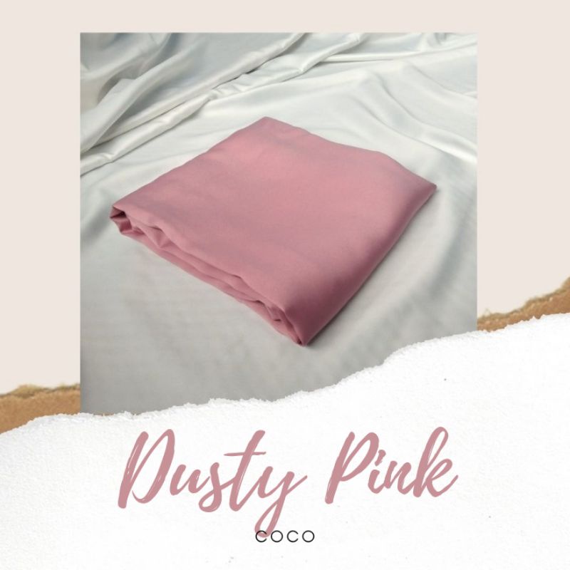 Satin Wrap Skirt | Pareo Skirt | Rok Lilit Satin-Dusty Pink