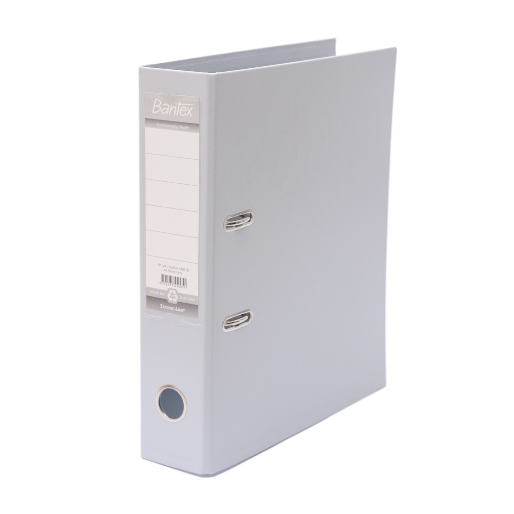 

[Zada] Bantex Lever Arch File Ordner Plastic A4 7cm Grey 1450 05
