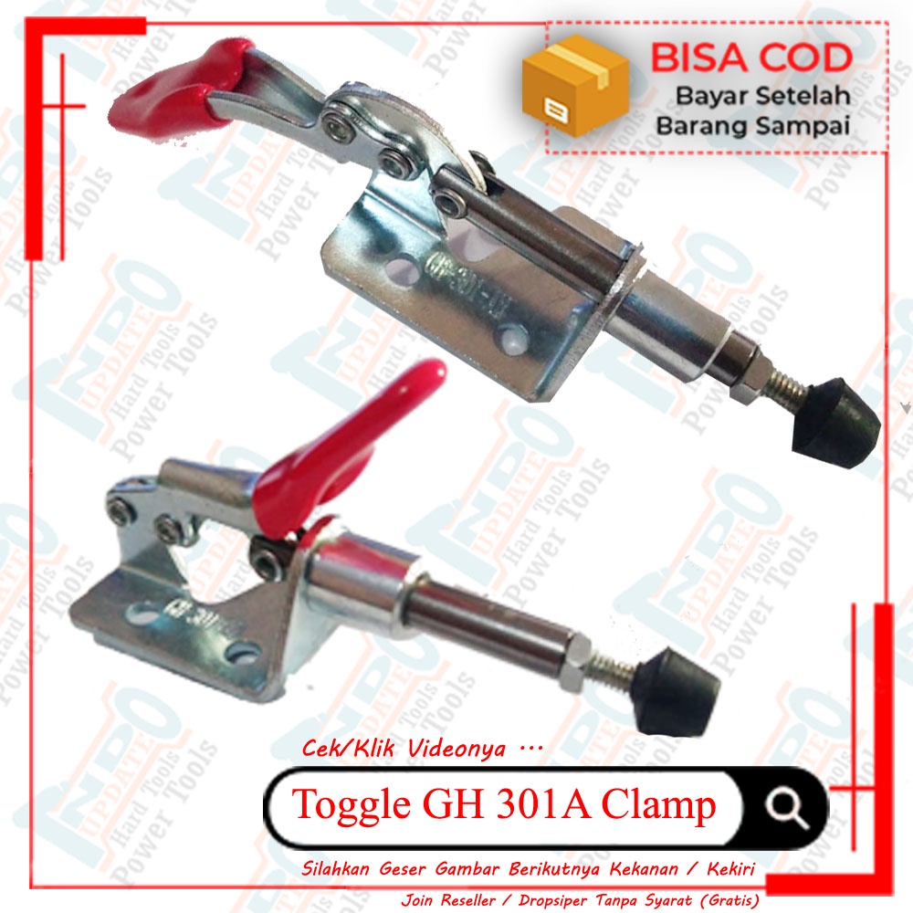 Jual Toggle GH 301A Clamp Klem Quick Release Toogle Klem Pipa Kayu Jepitan Perakitan Mekanis