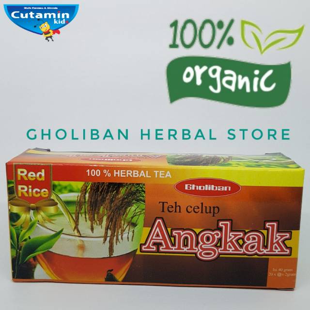 Teh Herbal/Celup Angkak Gholiban isi 20pcs murah..