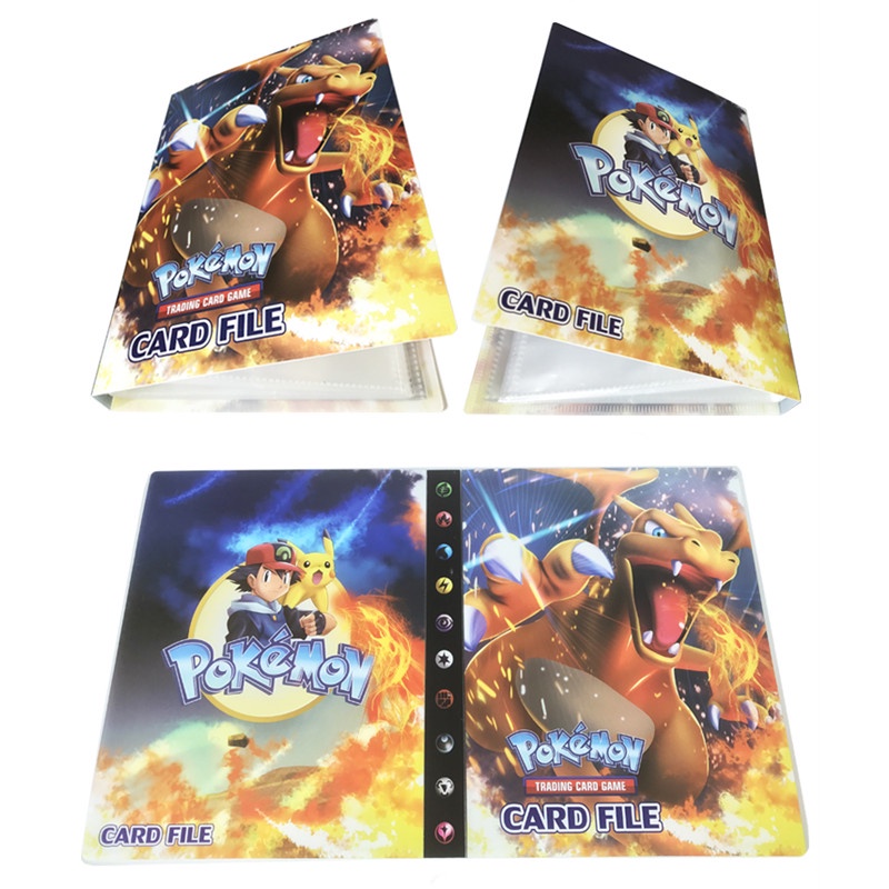 240pcs Buku Album Koleksi Kartu Game Pokemon GX Fast Dragon Carby Untuk Hadiah Ulang Tahun Anak