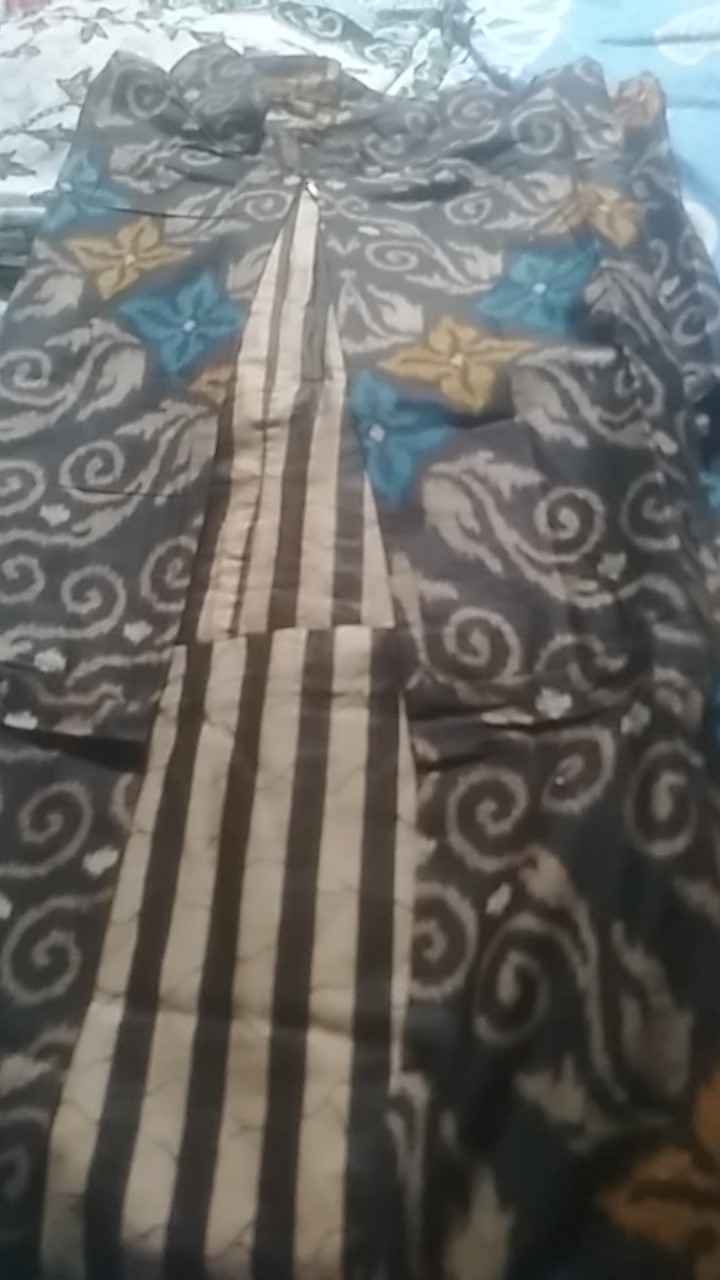 Batik Couple Gamis Batik Manggar, Padi,sekar,cantik,kubis,kipas,daun,kupu,nadine,gendis