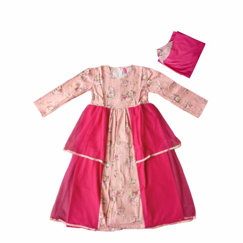 SALE 3.3 GAMIS TUTU anak perempuan LABELLA 6-8 TAHUN