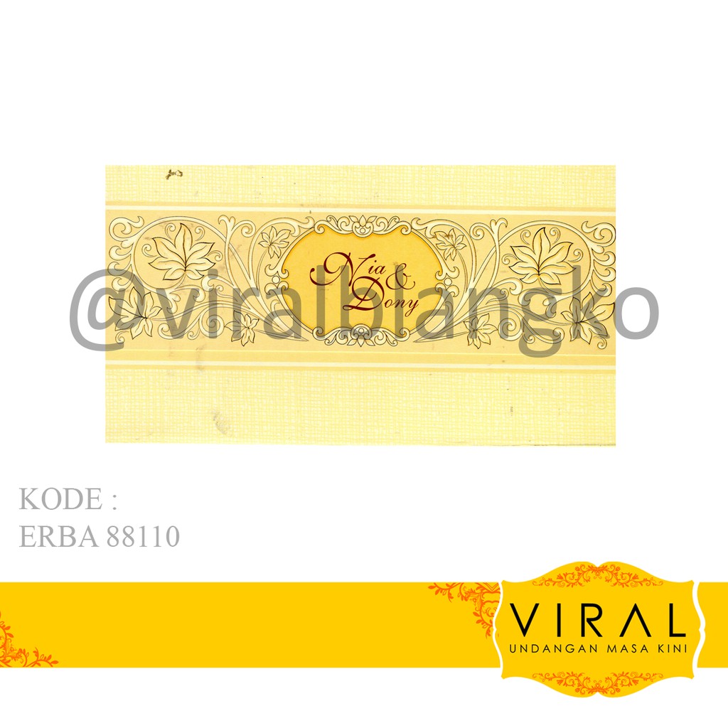Blangko Undangan Erba 88110 Isi 100 Harga Murah