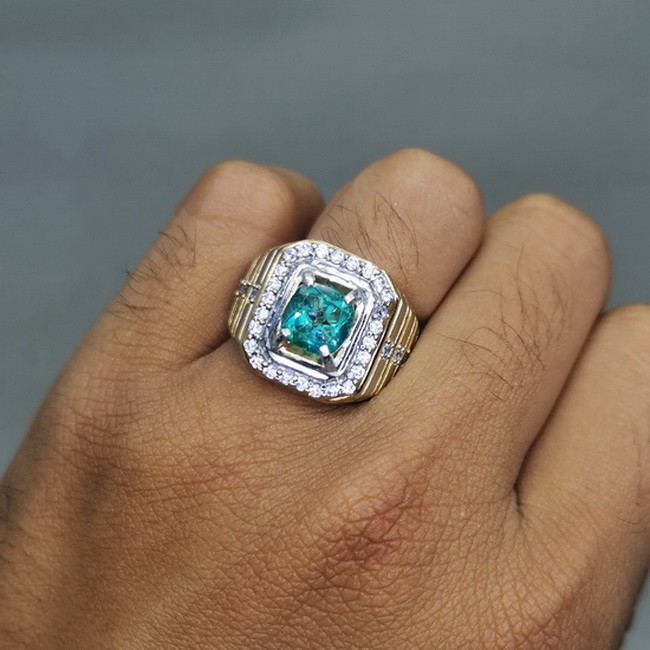 Batu Cincin Bagus Green Topas Hijau Asli