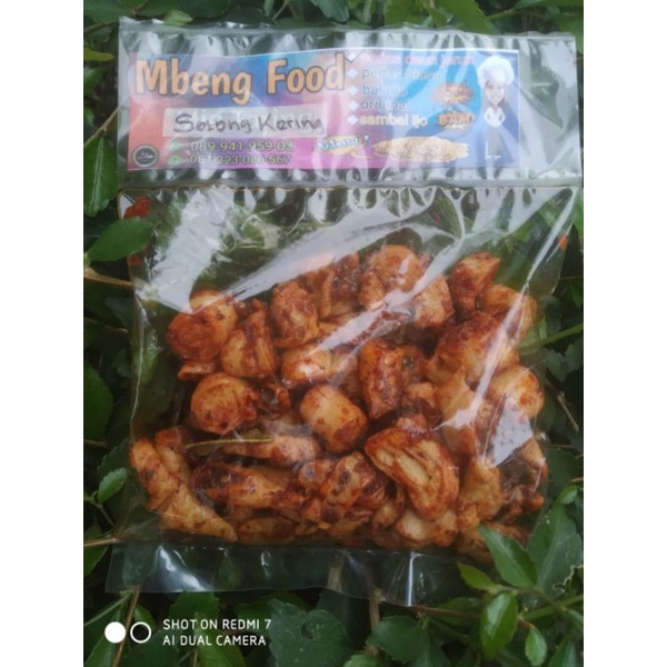 

Makanan Pedas-Makanan-Makanan Ringan-Sotong Goreng Pedas Bumbu Cabe Bubuk 100 gram