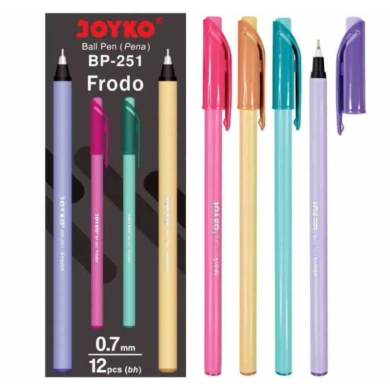 Pulpen Joyko Frodo BP-251 0.7mm (1 Lusin)