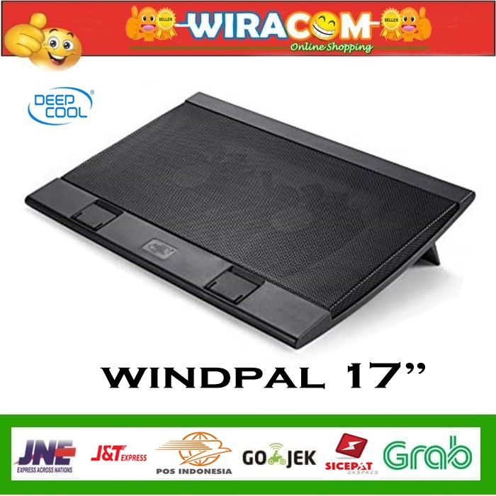 Jual Deep Cool WindPal Laptop Cooling Pad Fan Coolingpad Deepcool Hitam