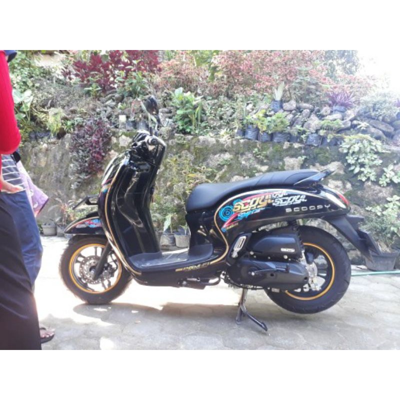 striping scoopy 2021 custome transfaran hologram