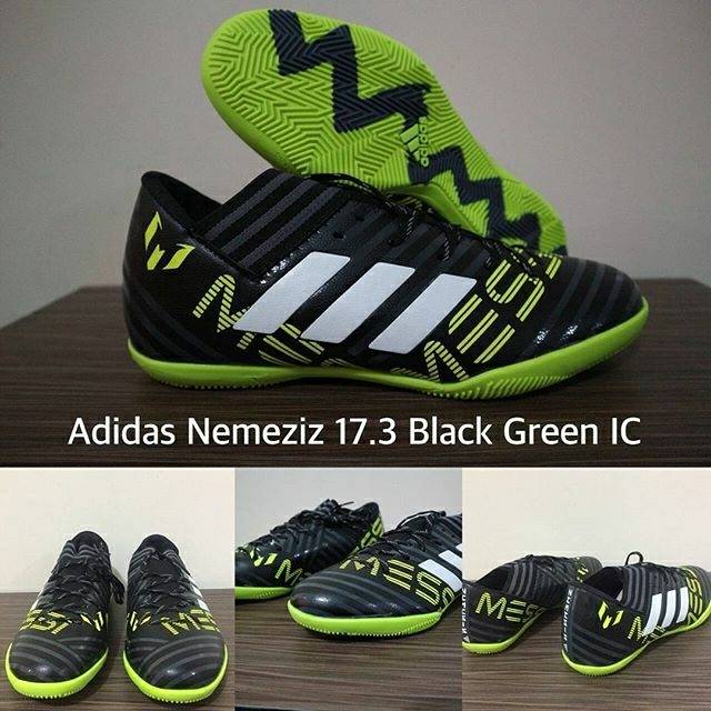 Adidas Nemeziz 17.3 Black Green IC