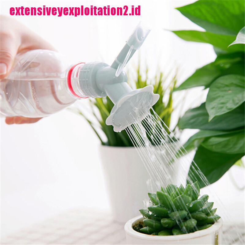 &lt; E2id &amp; &gt; Nozzle Sprinkler 2 In 1 Bahan Plastik Untuk Botol Penyiram Tanaman