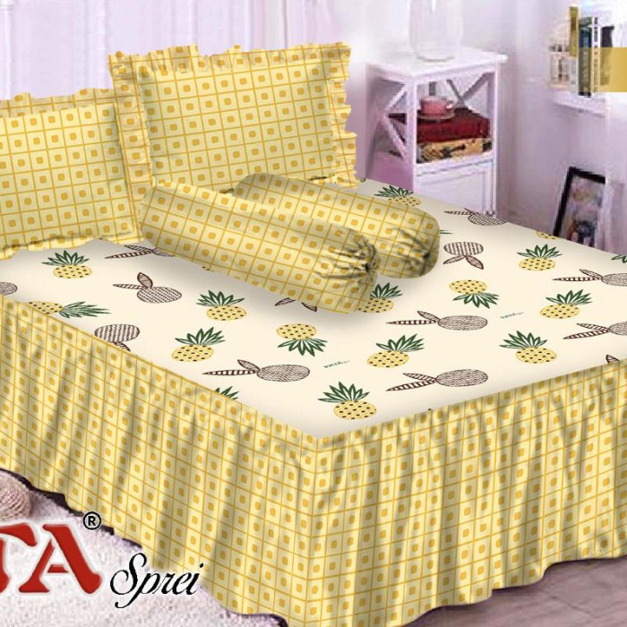 Sprei Murah Sprei King Rumbai Polos Embos Rumbai 180x200 120x200 Sprei Homemade Polos V2S3 100x200 S