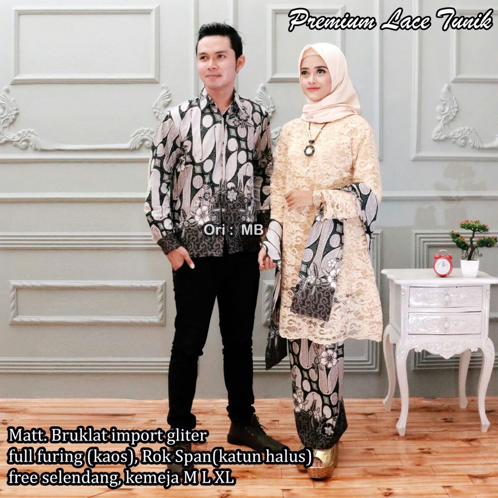 GROSIR BATIK COUPLE PREMIUM LACE TUNIK