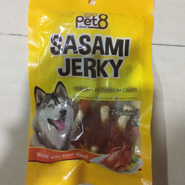 Pet8 JJ12 Sasami Jerky Soft Crunchy Stick Put In Chicken Fillet 50gr Snack