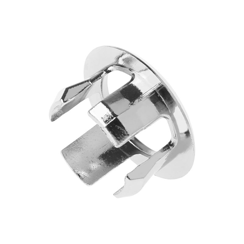 Gro Ring Overflow Bulat Bahan Krom Untuk Wastafel Kamar Mandi