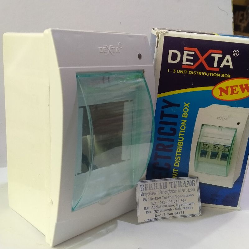 Kotak Box MCB IB Inbow/OB Outbow 2/3 2-3 Grup Group + Lampu Indikator DEXTA DX-123N