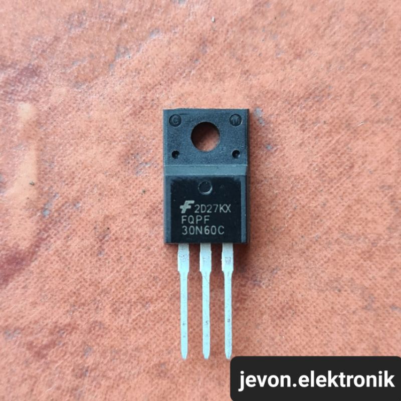IC Transistor Mosfet FQPF 30N60 C Kecil 30N60C