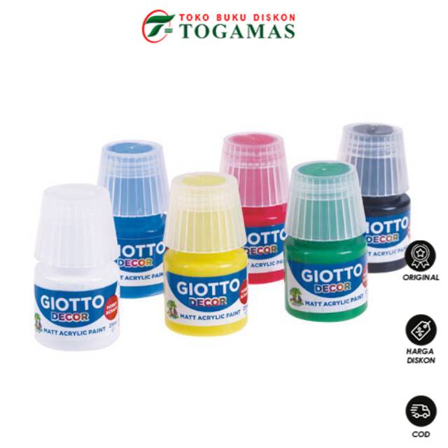 

READY STOCK !! CAT ACRYLIC MATT PAINT 25ML GIOTTO DECOR