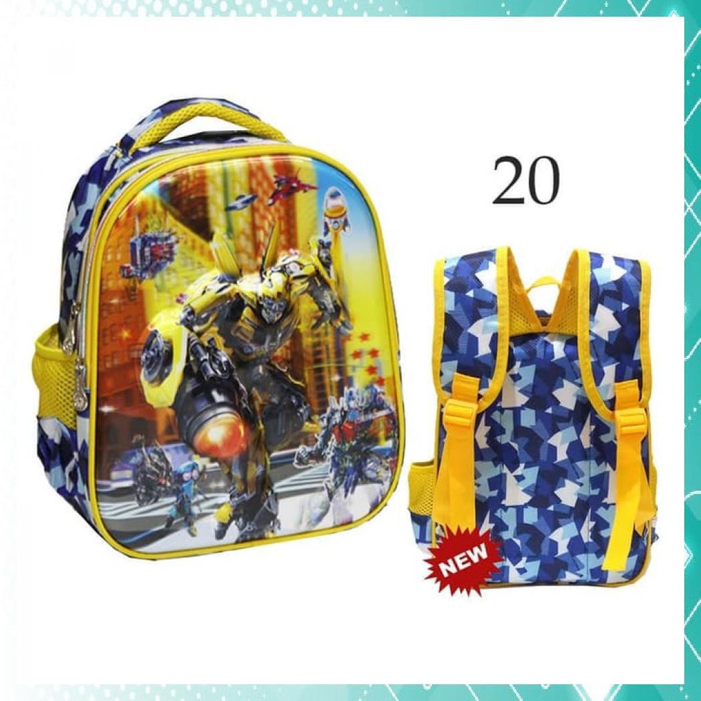NEW TAS ANAK RANSEL TK IMPORT ULTRAMAN 5D TIMBUL DUA KANTUNG