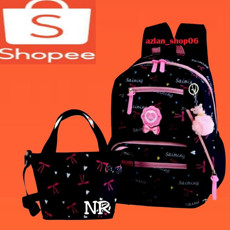 Azlan_Shop06 - Tas Ransel Anak Sekolah Wanita / Tas Ransel Anak Terbaru 2021 Tas Sekolah Sd Smp Sma