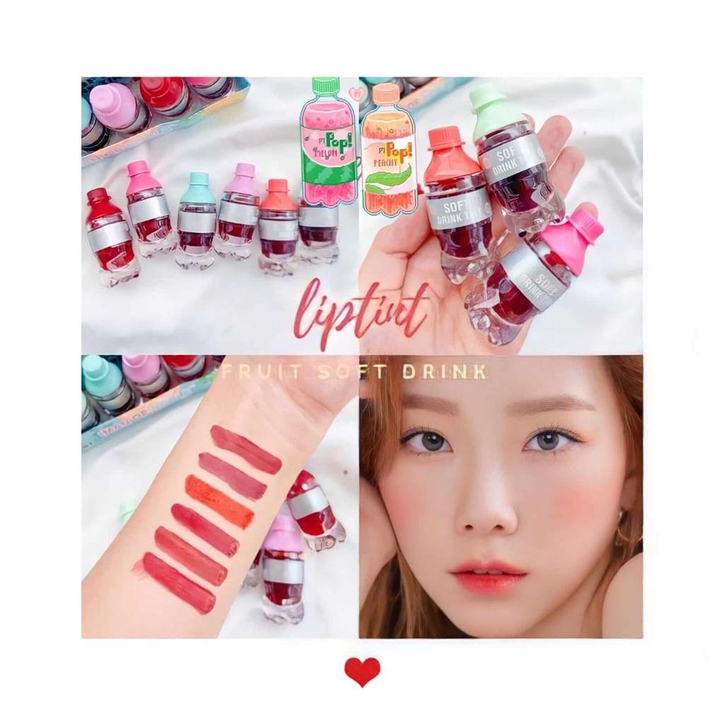 DISKON ECER!!!LIP TINT BENTUK JUICE/GALON IMAN OF NOBLE 7040/7041
