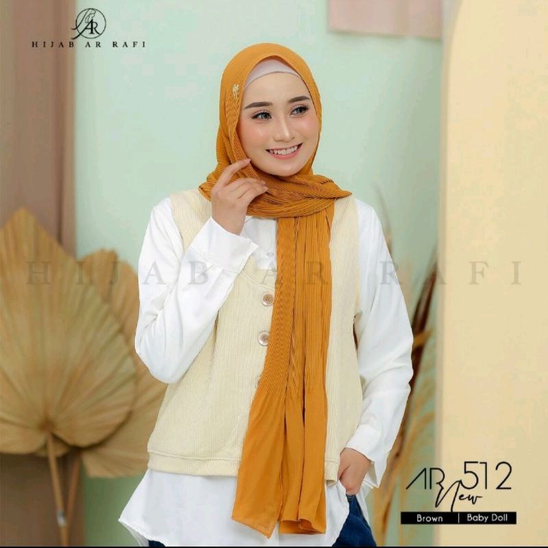 pashmina plisket by Arrafi #Ar 512