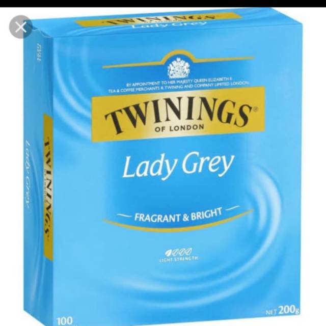 

Twinings lady grey 100pcs