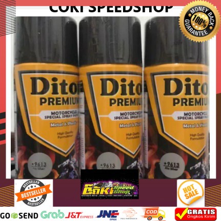 New Termurah DITON CAT MOTOR 9613 ALU SILVER VELG MOTOR PREMIUM