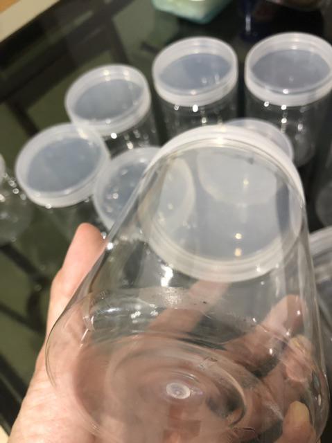 Toples Astor Tinggi 13 Cm Tutup Bening Merah Murah Kue Kering Lebaran Natal Tahun Baru Coklat Permen