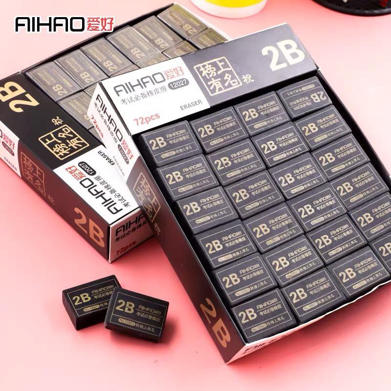 

ATK.TOP Penghapus Soft Eraser Aihao For Exam 2B - Hitam.