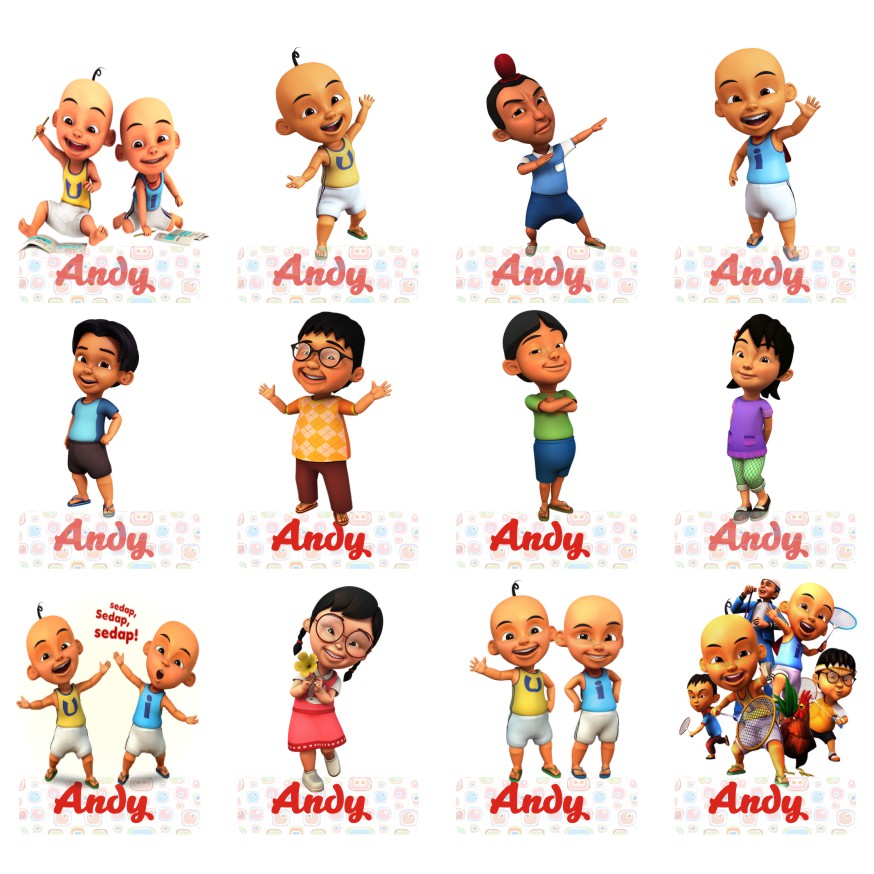 Paling Baru Stiker  Upin  Ipin  Aneka Stiker  Keren